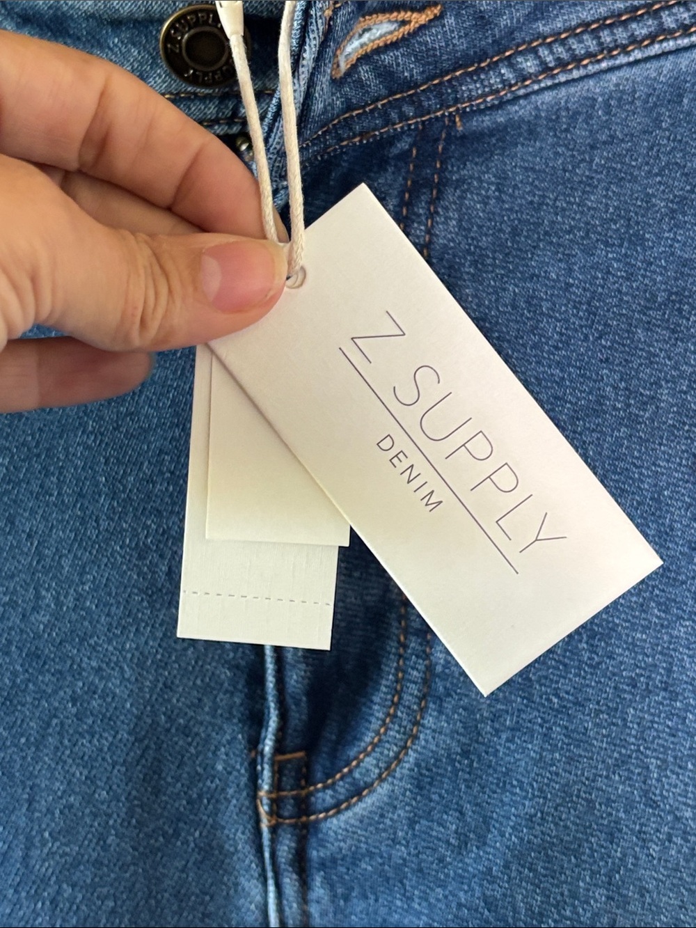 NEW! Z Supply Rilynn Women's High Rise Indigo Wide-Leg Jeans Size 29 - Picture 5 of 12